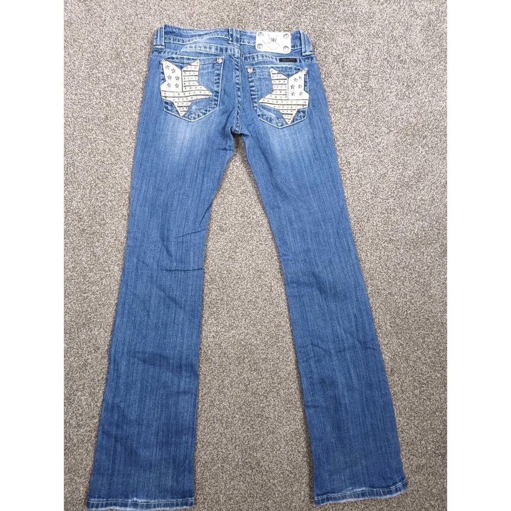 Miss Me Women's Bootcut Jeans Size 28 Bootcut Flap Pocket Bling Y2K